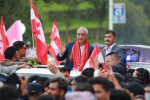 स्वदेश फर्किए शेरबहादुर देउवा, एयरपोर्टमा गरियो भब्य स्वागत