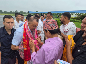 कांग्रेस सभापति गगन थापा झापामा, ‘जिल्ला स्तरीय बृहत भेला’ लाई सम्बोधन गर्ने
