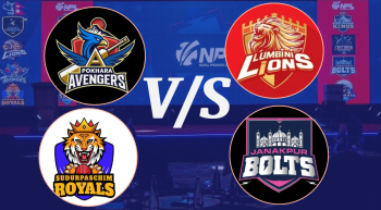 एनपीएल : पोखरा एभेन्जर्स र लुम्बिनी लायन्स, सुदूरपश्चिम रोयल्स र जनकपुर बोल्टस प्रतिस्पर्धा गर्दै