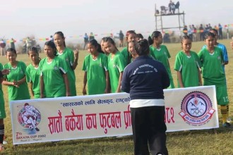 बकैया कप २०८२ को दोस्रो दिन महिला खेल सम्पन्न