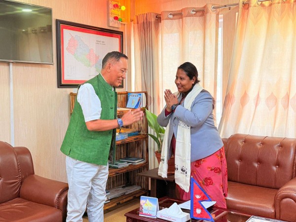 वन तथा वन्यजन्तु संरक्षणमा सहकार्य सुदृढ गर्न मन्त्री चौधरी र डब्लु डब्लु एफबीच छलफल