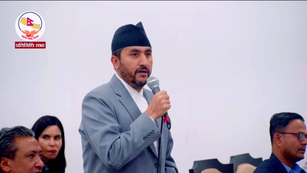 सांसद खरेलले भने : ‘संसदभित्र पुराना पातहरु हट्दै गएका छन्, नयाँ पालुवाहरु पलाउँदै आएका छन्’