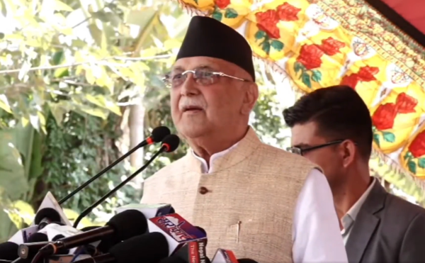 मेरो पासपोर्ट रोक्का गरेर वर्तमान सरकारले सडक तमासा देखायो : ओली