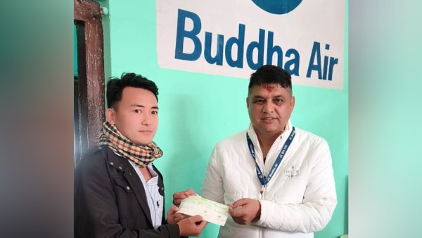 संकटको घडीमा साहसिक कदम : उमेश मोक्तान तामाङ सम्मानित