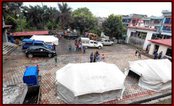 तुलसीपुर उपमहानगरपालिकामा आगजनीपछि त्रिपालमार्फत सेवा सुरु