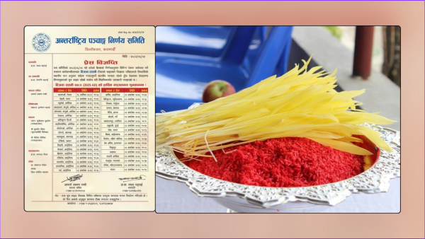 दसैँ टीकाको साइत कुन देशमा कहिले र कति गते ?