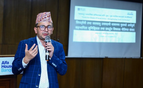 जलवायु परिवर्तन र विपद्का मुद्दालाई एकीकृत रूपमा हेर्ने माग, युवालाई नेतृत्वदायी भूमिकामा ल्याउन जोड