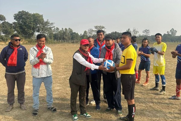 फुटवल प्रतियोगितामार्फत निर्वाचन आचारसंहिता उल्लंघन गरेको आरोप