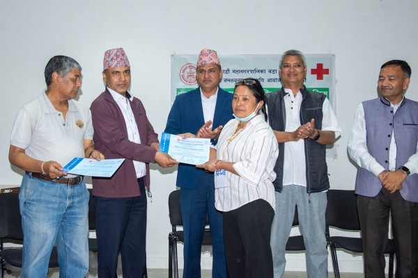 ८ सय जना प्राथमिक उपचारकर्ता तयार गर्दै काठमाडौं महानगर