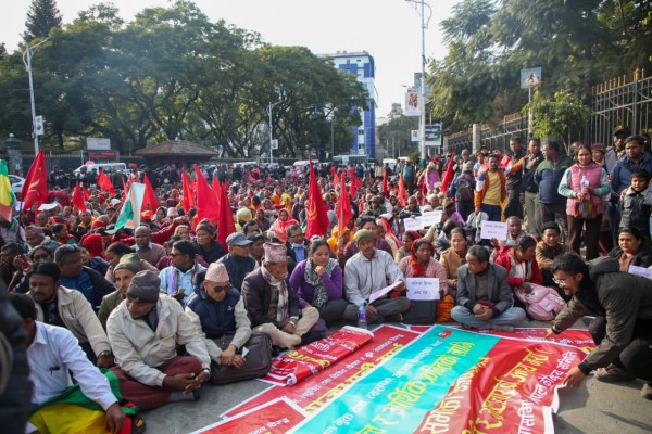 ​​मिटरब्याज, लघुवित्त तथा वित्तीय शोषणविरुद्ध राजधानी मार्च (फोटो फिचर)