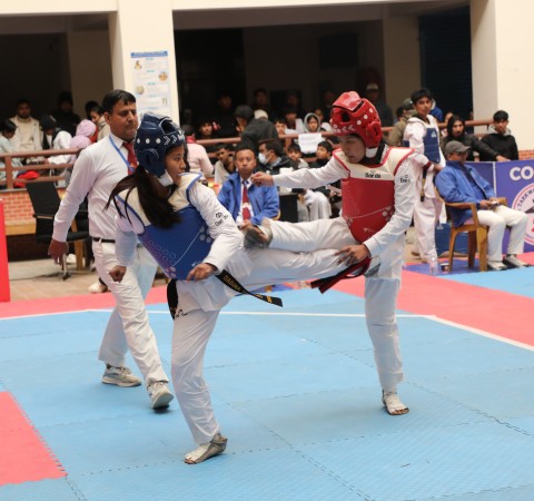 बागमती प्रदेशस्तरीय खुला तेक्वान्दो लिगमा तीन जना स्वर्ण पदक जित्न सफल