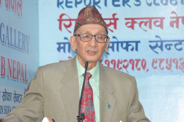 जापानविरुद्धको सैन्य परेडमा ओलीको सहभागिताप्रति पूर्वराजदूत आचार्यको असन्तोष