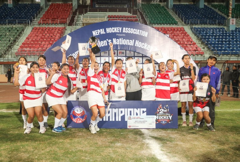 राष्ट्रिय हक्की प्रतियोगितामा पुरुषतर्फ सुदूरपश्चिम र महिलातर्फ गण्डकीले जित्यो उपाधि