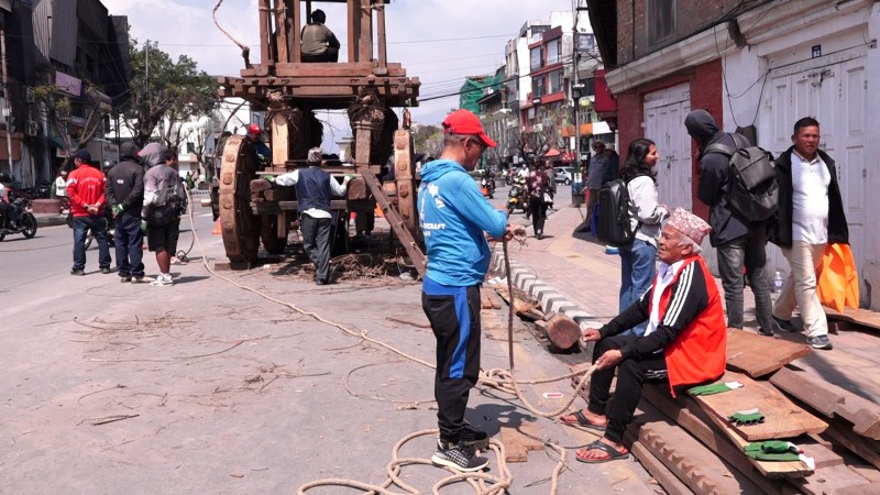 सेतो मच्छिन्द्रनाथ जात्राको तयारी धमाधम, चैत १२ गते जात्रा मनाईँदै