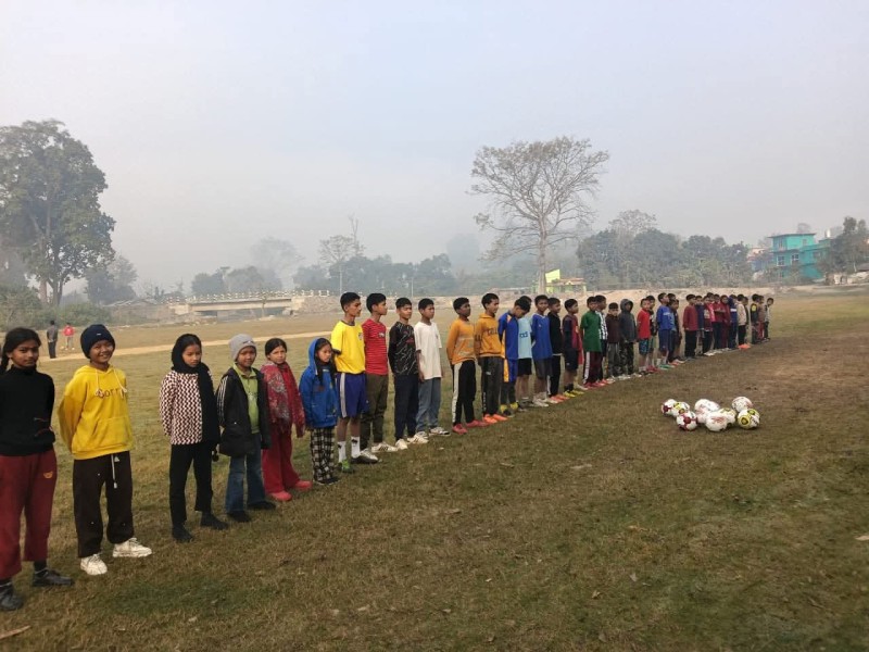 धनगढीका थप १६ वडामा ग्रासरुट फुटबल कार्यक्रम सञ्चालन