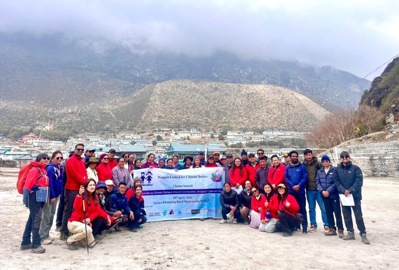 खुम्जुङमा जलवायु न्यायबारे अन्तरसंवाद, स्थानीय समस्या समाधानमा जोड