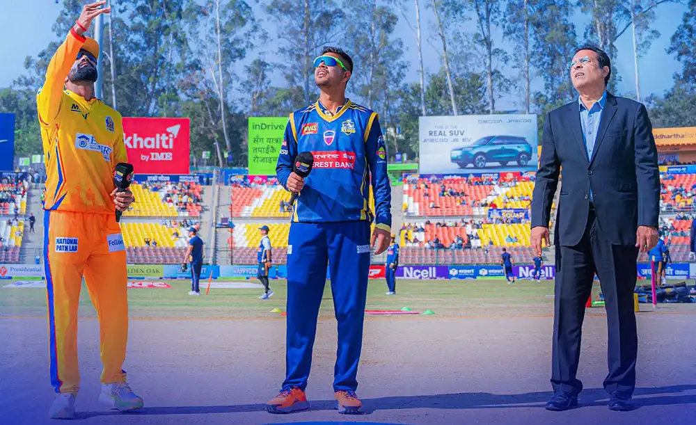 एनपीएल–२ : विराटनगरले टस जित्यो, सुदूरपश्चिम रोयल्सले पहिला ब्याटिङ् गर्ने