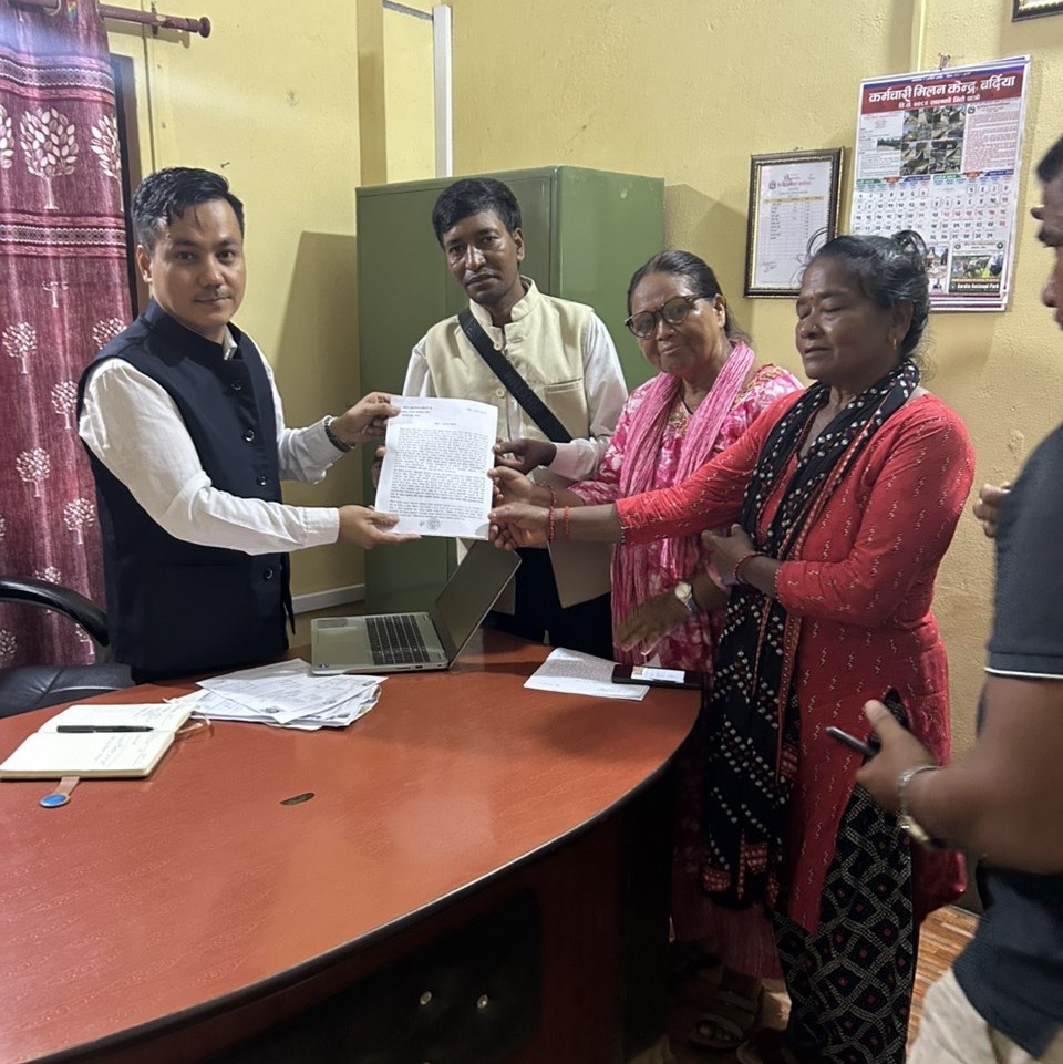 भारतीय केराको आयात रोक्नुपर्ने माग गर्दै ज्ञापन पत्र