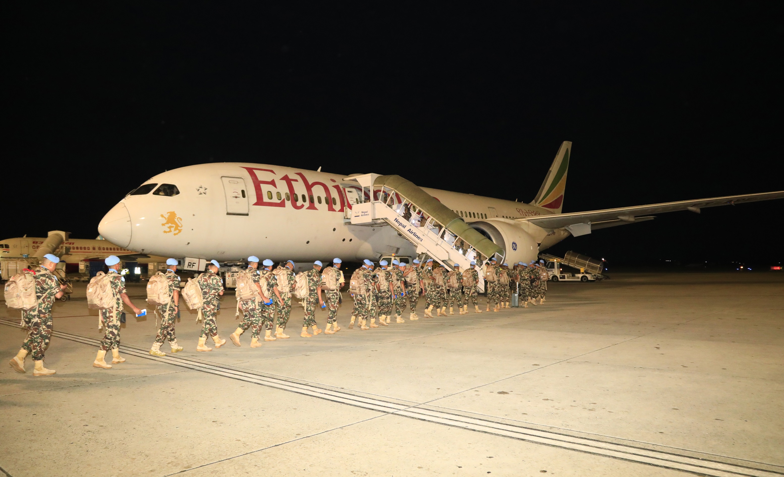 दक्षिण सुडानमा तैनाथ नेपाली शान्ति सैनिकहरुको अदलीबदली