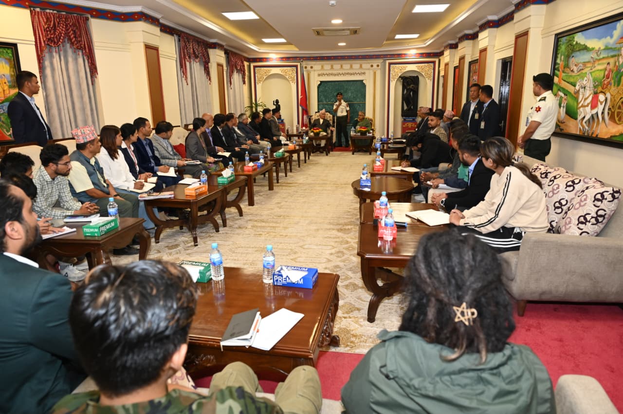 निर्वाचनको सफल पार्दै इतिहास रच्न जेनजीहरूलाई राष्ट्रपति पौडेलको आग्रह