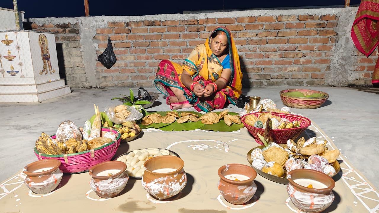 मिथिलाञ्चल क्षेत्रमा चौठचन्द्र (चौरचन) पर्व मनाइयो