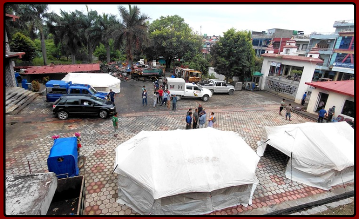 तुलसीपुर उपमहानगरपालिकामा आगजनीपछि त्रिपालमार्फत सेवा सुरु