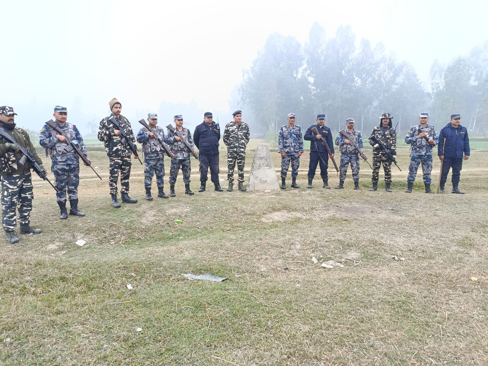 नेपाल–भारत सीमामा संयुक्त गस्ती