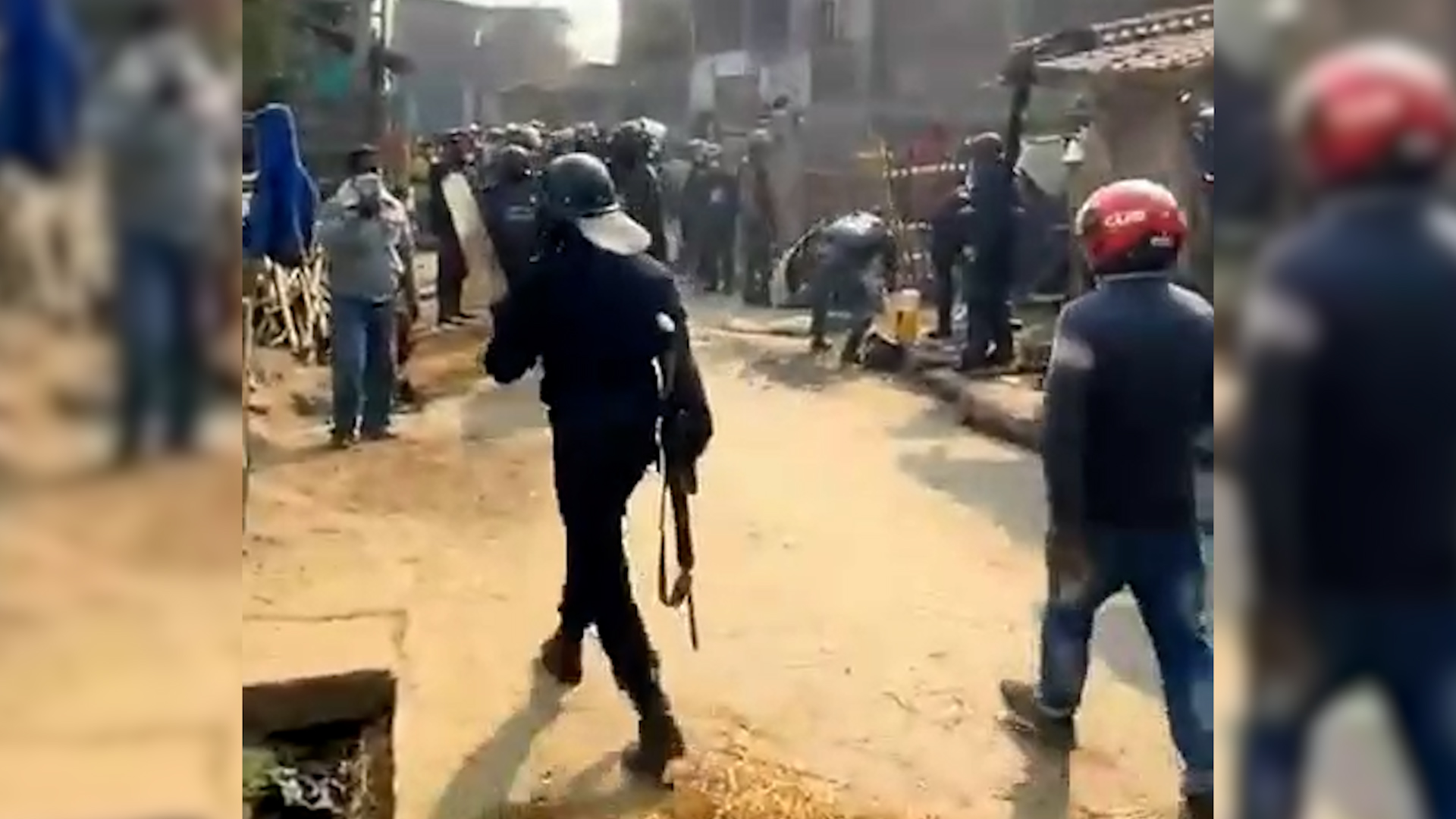 गौरमा दुई पक्षबीच झडप : स्थिति नियन्त्रणमा लिन १२ राउण्ड हवाई फायर र ४० सेल अश्रुग्यास प्रहार